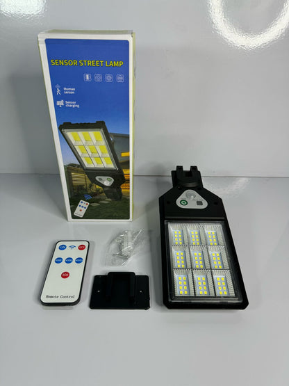 Lampara Solar con Sensor + Control Remoto