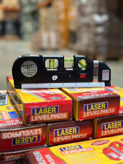 Metro Nivel Laser con Líneas Multipropósito