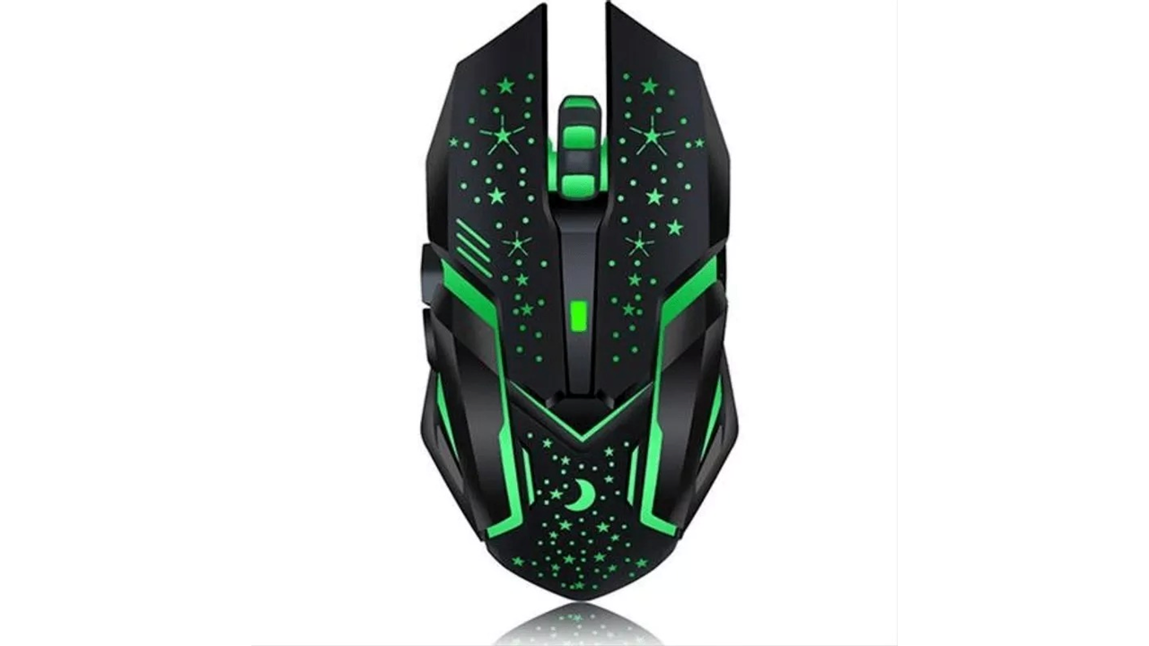 Mouse Gamer Inalambrico WB-911 Retroiluminado 3200 DPI