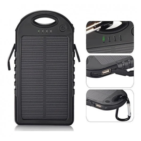 Power Bank Solar | Batería Externa 5000mAh